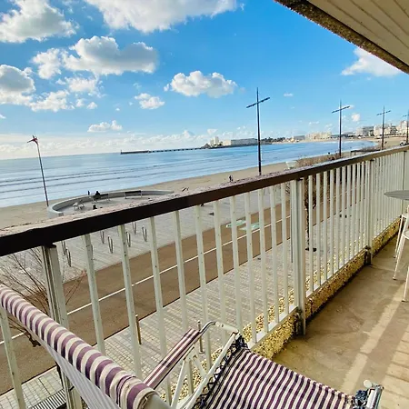 Apartment Avec Acces Direct A La Plage, Balcon Et Garage Prive - Fr-1-92-690 *